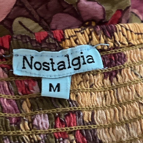 Nostalgia Ruffled Tiered Red and Yellow Maxi Dress - Picture 6 of 8